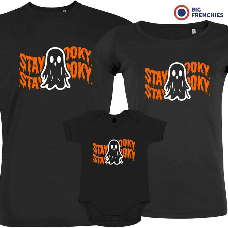 Stay Spooky Halloween Matching Organic Cotton Family Set (Set of 3)