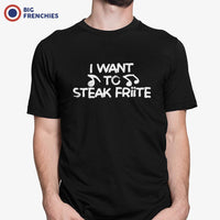 I Want To Steak Friite Men's Organic Cotton Tee