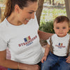 Strasbourg France Mom and Child Organic Cotton T-Shirts family Set (Set of 2)