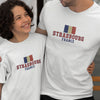 Strasbourg France Dad and Child Organic Cotton T-Shirts family Set (Set of 2)