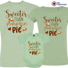 Sweeter Than Pumpkin Pie Matching Organic Cotton Family Set (Set of 3)