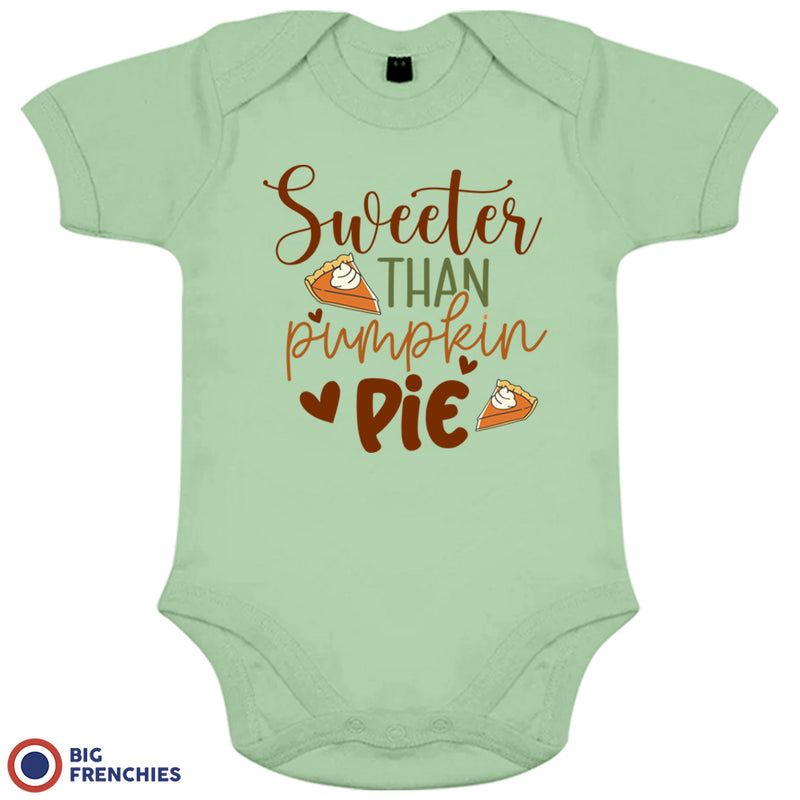 Sweeter Than Pumpkin Pie Organic Cotton Baby Onesie