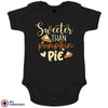 Sweeter Than Pumpkin Pie Organic Cotton Baby Onesie