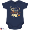 Sweeter Than Pumpkin Pie Organic Cotton Baby Onesie