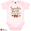 Sweeter Than Pumpkin Pie Organic Cotton Baby Onesie