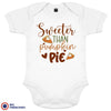 Sweeter Than Pumpkin Pie Organic Cotton Baby Onesie