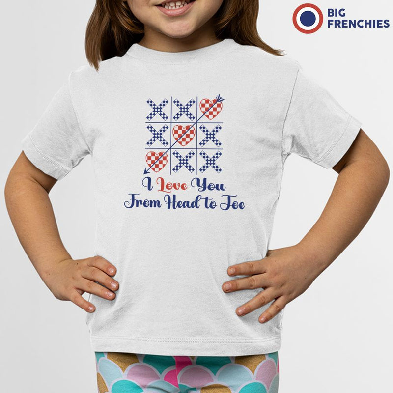 I Love You From Head To Toe Youth & Toddler Organic Cotton Tee