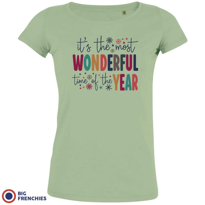 It's The Most Wonderful Time Of The Year Christmas Women's Organic Cotton Tee