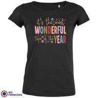 It's The Most Wonderful Time Of The Year Christmas Women's Organic Cotton Tee