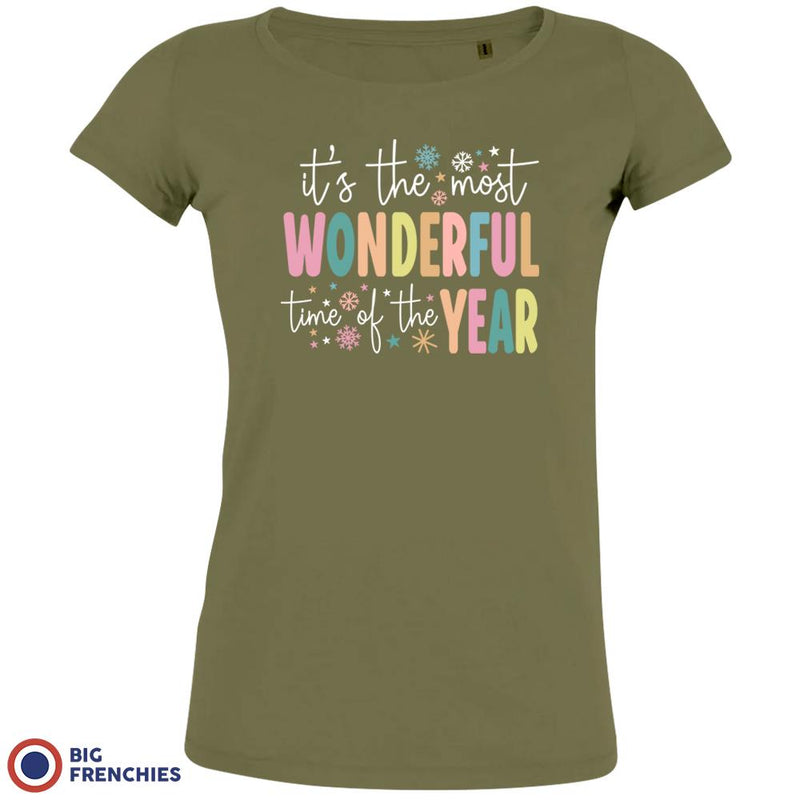 It's The Most Wonderful Time Of The Year Christmas Women's Organic Cotton Tee