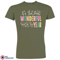 It's The Most Wonderful Time Of The Year Christmas Men's Organic Cotton Tee