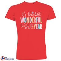 It's The Most Wonderful Time Of The Year Christmas Men's Organic Cotton Tee