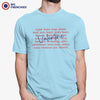 Valentine Love Words Men's Organic Cotton Tee