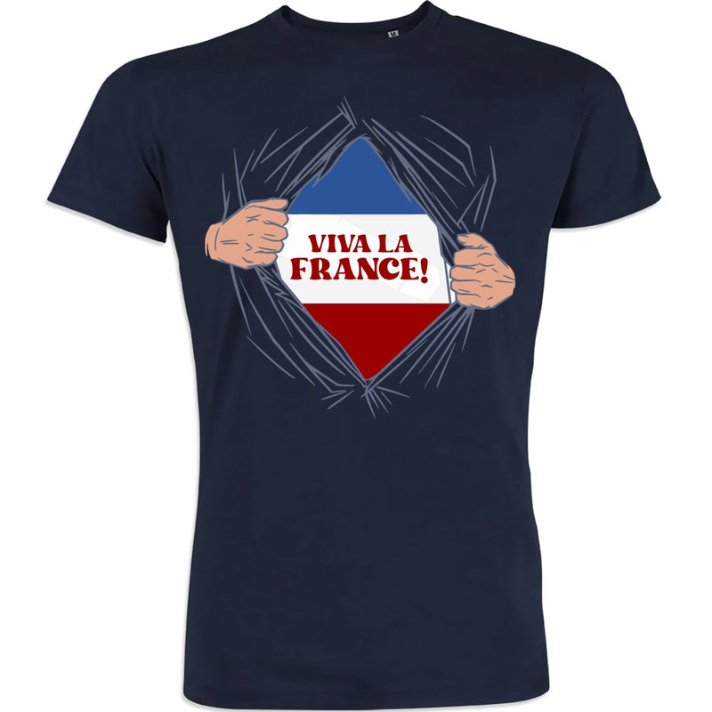 Vive La France Men's Organic Cotton Tee