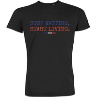 Stop Waiting Start Living Men's Organic Cotton Tee