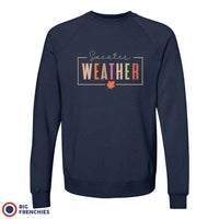 Sweater Weather Unisex Organic Cotton Sweatshirt