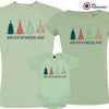 Winter Wonderland Christmas Matching Family Organic Tees (Set of 3)