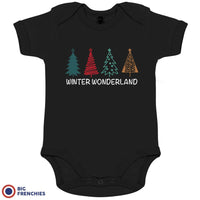 Winter Wonderland Christmas Organic Cotton Baby Onesie