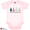 Winter Wonderland Christmas Organic Cotton Baby Onesie