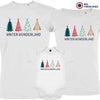 Winter Wonderland Christmas Matching Family Organic Tees (Set of 3)