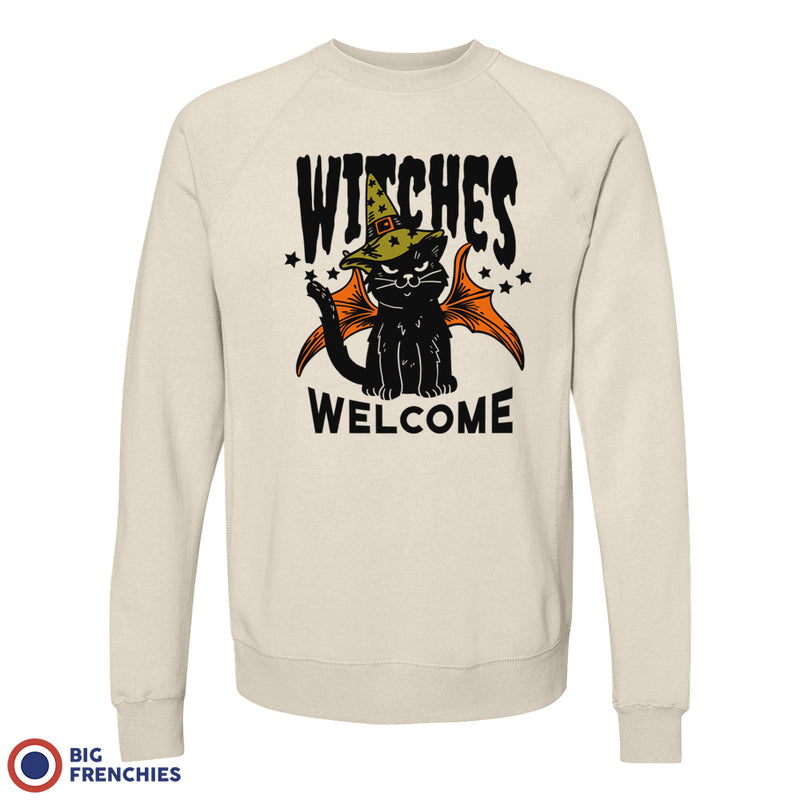 Witches Welcome Halloween Women's Organic Cotton Sweatshirt