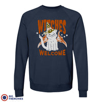 Witches Welcome Halloween Women's Organic Cotton Sweatshirt