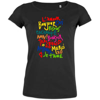 French Words Women's Organic Cotton Tee