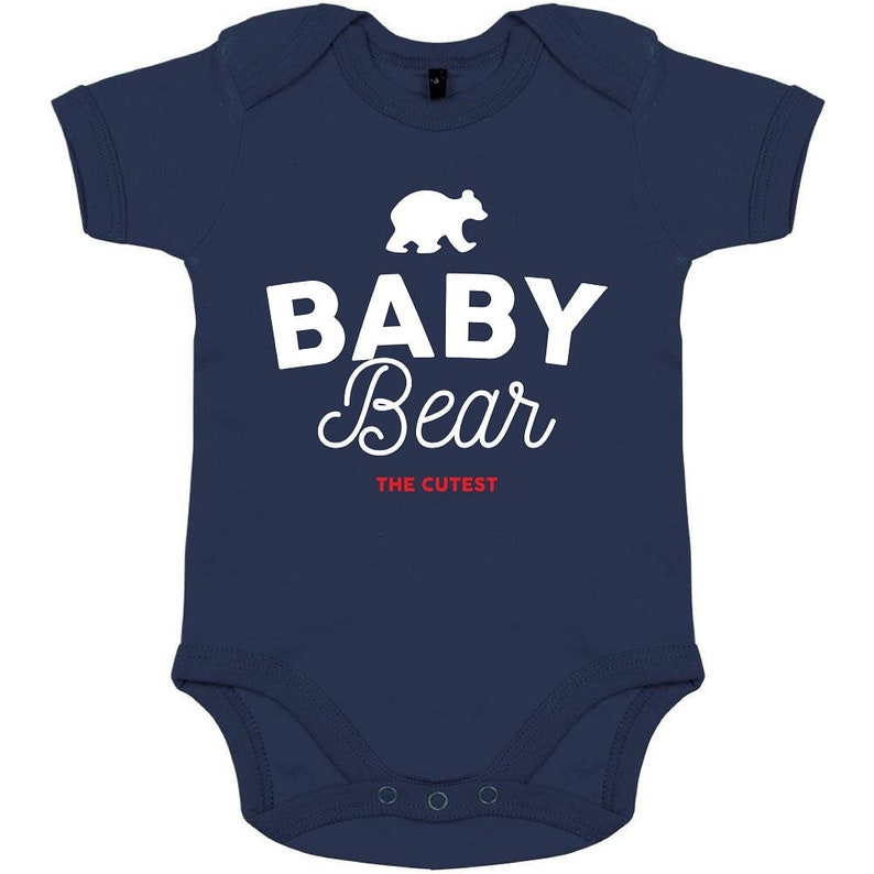 Bear Family Matching Organic Tees (Set of 3)