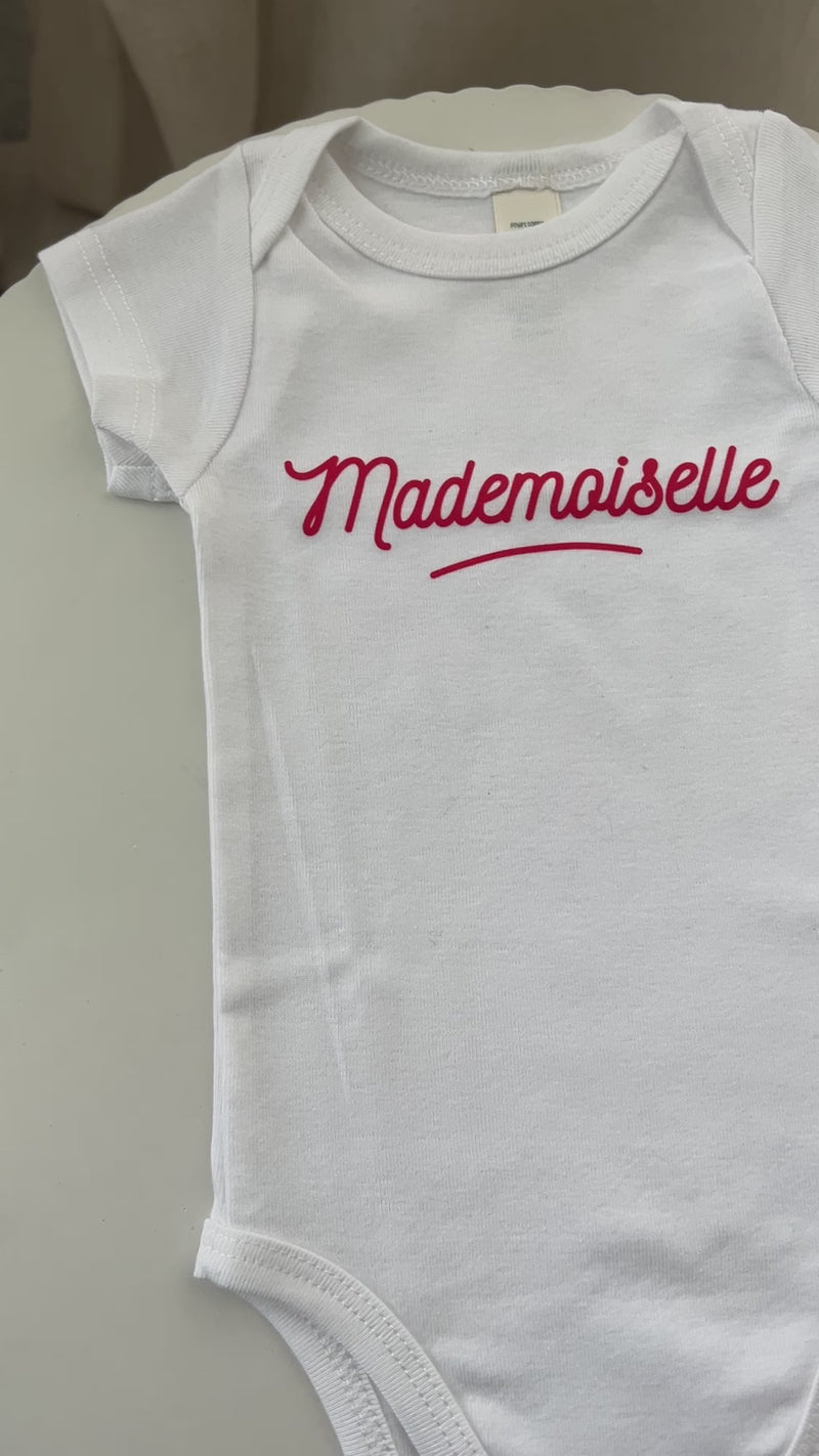Mademoiselle Organic Baby Girl Onesie