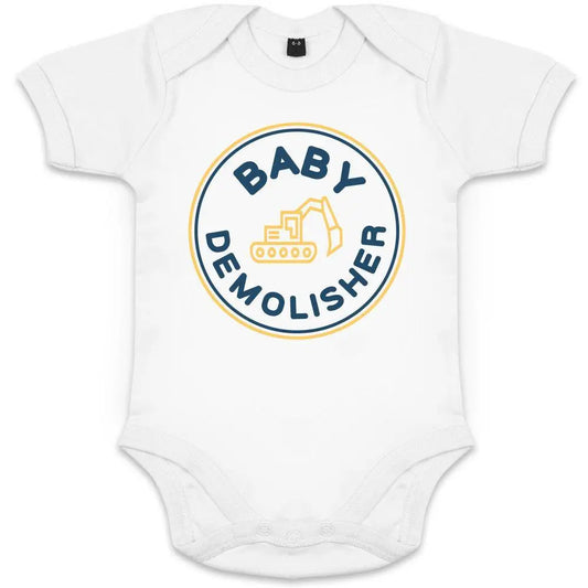 Baby Demolisher Organic Baby Boy Onesie Big Frenchies