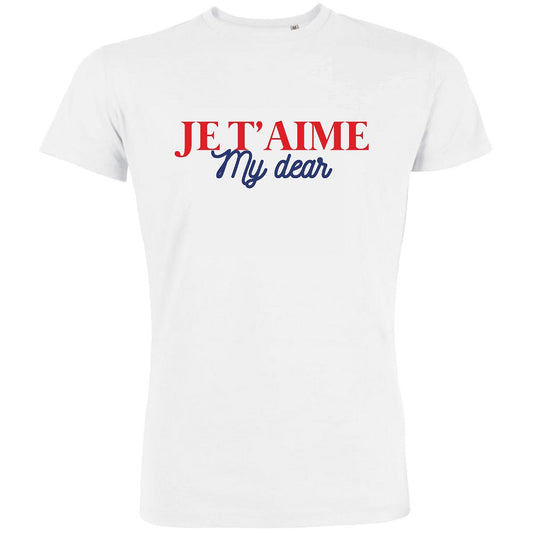 Je t'aime My Dear Men's Organic Tee - BIG FRENCHIES