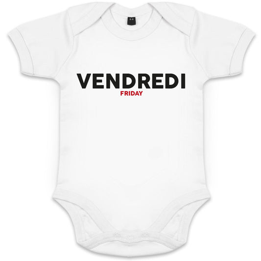 Vendredi/Friday Organic Baby Onesie - bigfrenchies