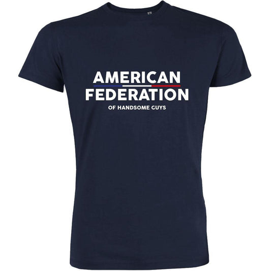 American Federation Of Handsome Guys Men's Organic Tee - bigfrenchies