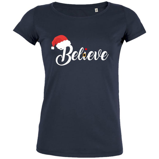 Believe Women's Organic Tee - bigfrenchies