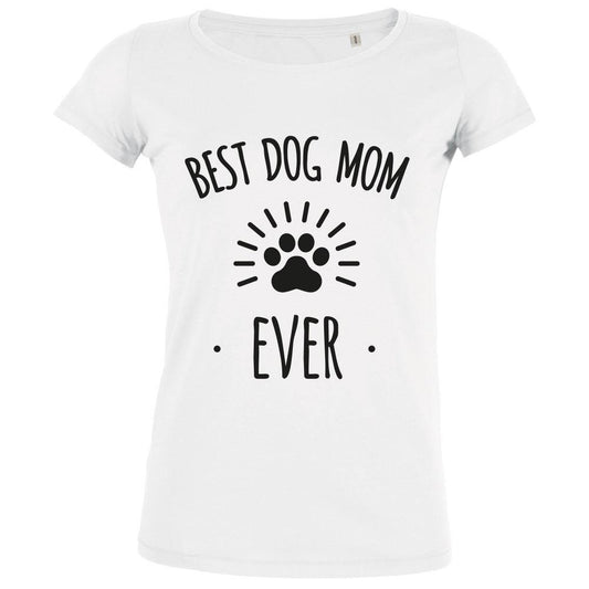 Best Dog Mom Ever Women's Organic Tee - bigfrenchies