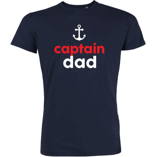 Captain Dad Men's Organic Tee - bigfrenchies