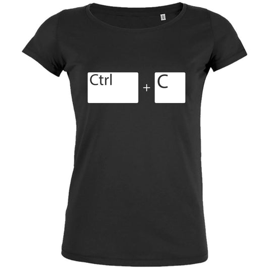 Ctrl+C Women's Organic Tee - bigfrenchies