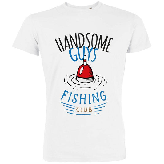 Handsome Guys Fishing Club Men's Organic Tee - bigfrenchies