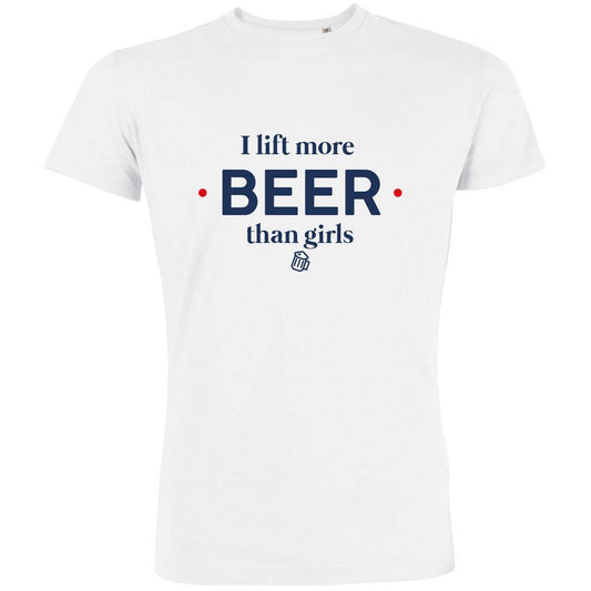 I Lift More Beer Than Girls Men's Organic Tee - bigfrenchies