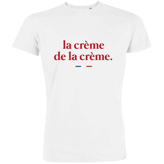 La Crème De La Crème Men's Organic Tee - bigfrenchies