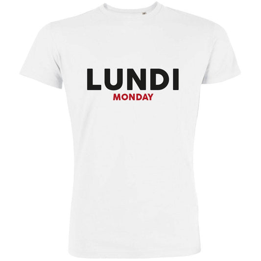 Lundi/Monday Men's Organic Tee - bigfrenchies