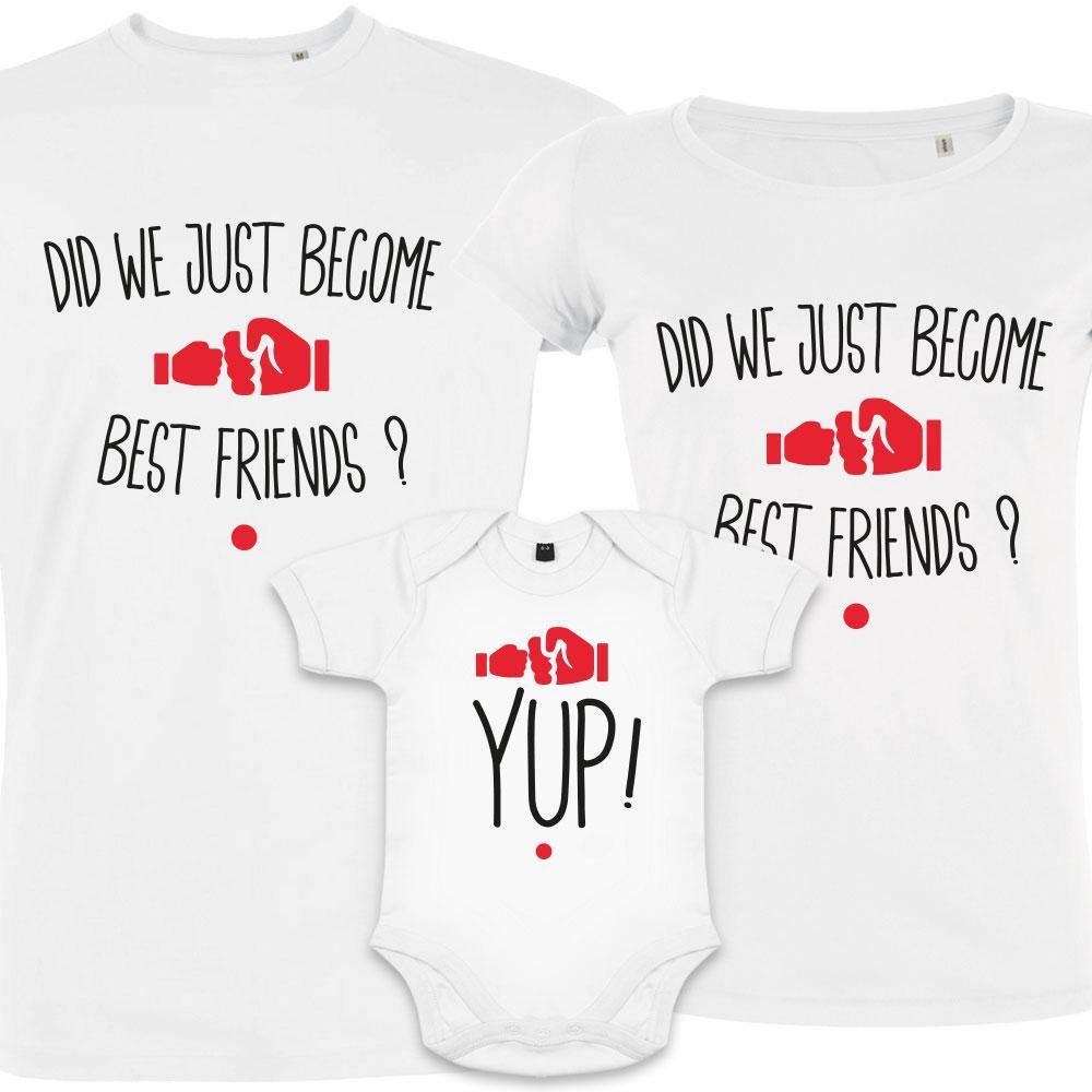 egoisme instruktør Thorns Best Friends Matching Family Organic T-Shirts (Set of 3) – BIG FRENCHIES