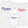 Monsieur Madame Petit Monsieur Matching Family Organic Tees (Set of 3) - BIG FRENCHIES