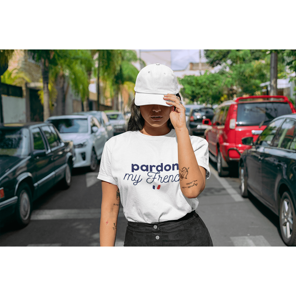 Pardon My French Women's Organic Tee - BIG FRENCHIES