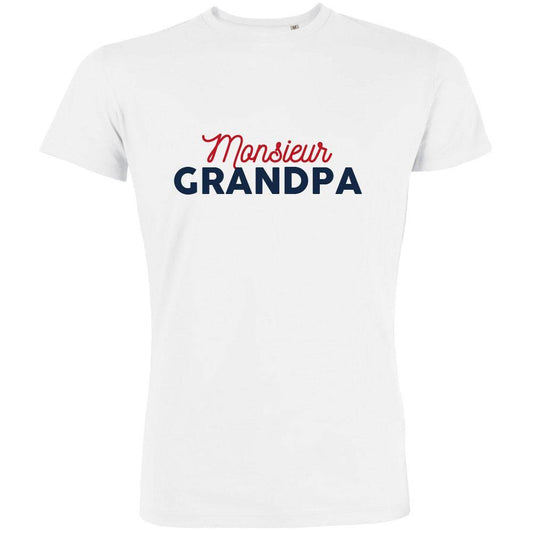 Monsieur Grandpa Men's Organic Tee - bigfrenchies