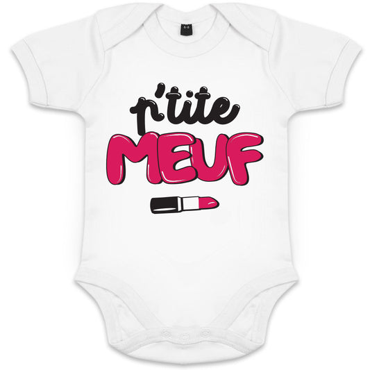 Ptite Meuf Organic Baby Girl Onesie - bigfrenchies